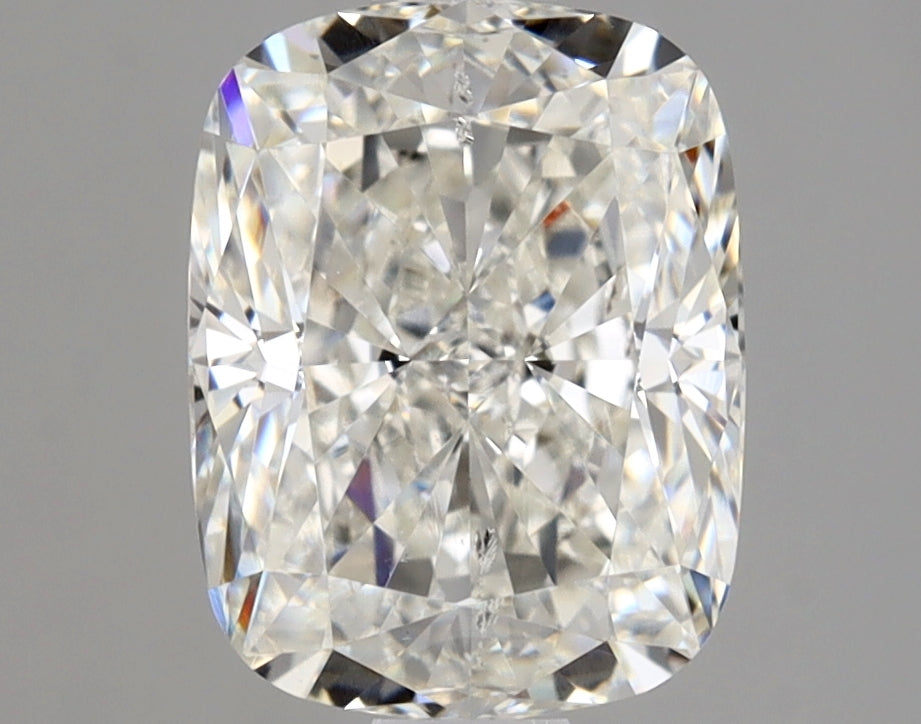 Lab-Grown 1.72 Carat Cushion Modified Brilliant Cut Diamond color H Clarity SI2 With GIA Certificate, precious stones, engagement diamonds