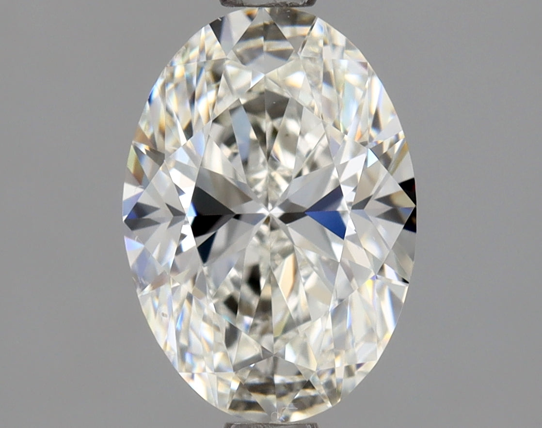 Lab-Grown 1.50 Carat Oval Shape Diamond color G Clarity SI1 With GIA Certificate, precious stones, engagement diamonds