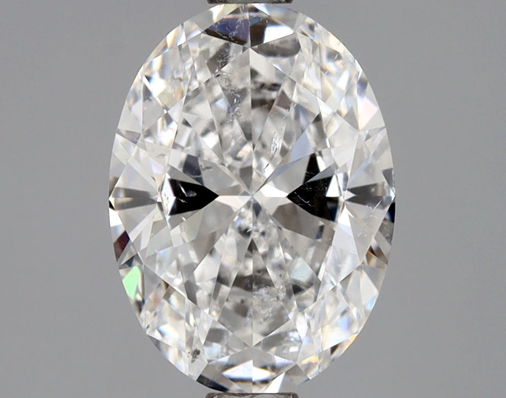Lab-Grown 1.50 Carat Oval Shape Diamond color D Clarity SI2 With GIA Certificate, precious stones, engagement diamonds