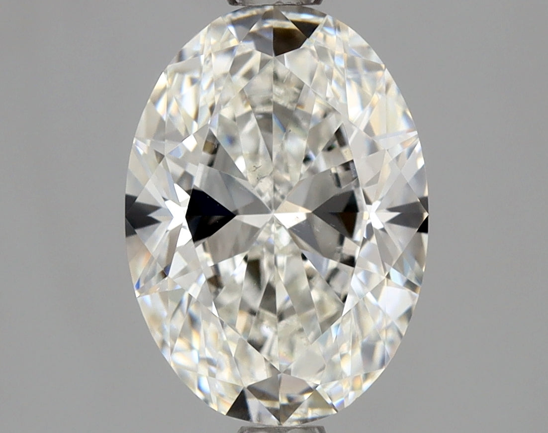 Lab-Grown 1.50 Carat Oval Shape Diamond color G Clarity SI1 With GIA Certificate, precious stones, engagement diamonds