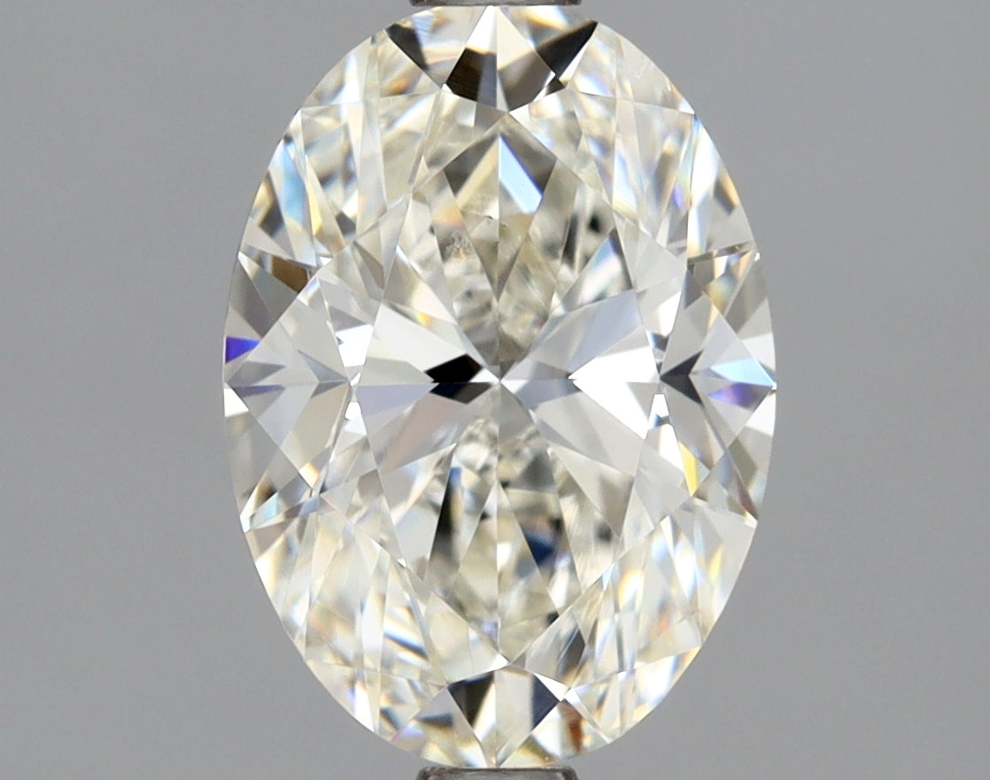 Lab-Grown 1.50 Carat Oval Shape Diamond color I Clarity SI1 With GIA Certificate, precious stones, engagement diamonds