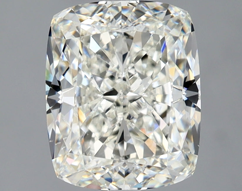 Lab-Grown 2.49 Carat Cushion Modified Brilliant Cut Diamond color I Clarity VS2 With GIA Certificate, precious stones, engagement diamonds