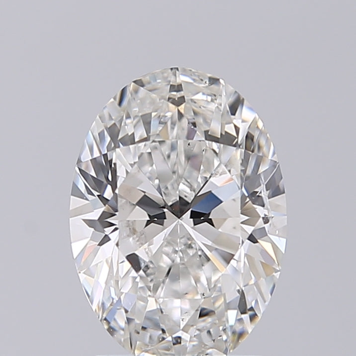 Lab-Grown 1.70 Carat Oval Shape Diamond color F Clarity SI2 With GIA Certificate, precious stones, engagement diamonds