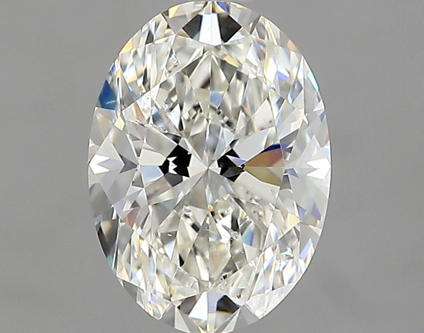 Lab-Grown 1.23 Carat Oval Shape Diamond color H Clarity SI1 With GIA Certificate, precious stones, engagement diamonds