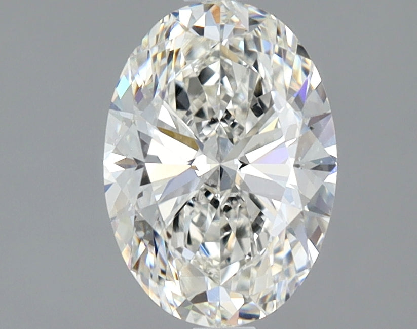 Lab-Grown 1.51 Carat Oval Shape Diamond color H Clarity SI1 With GIA Certificate, precious stones, engagement diamonds