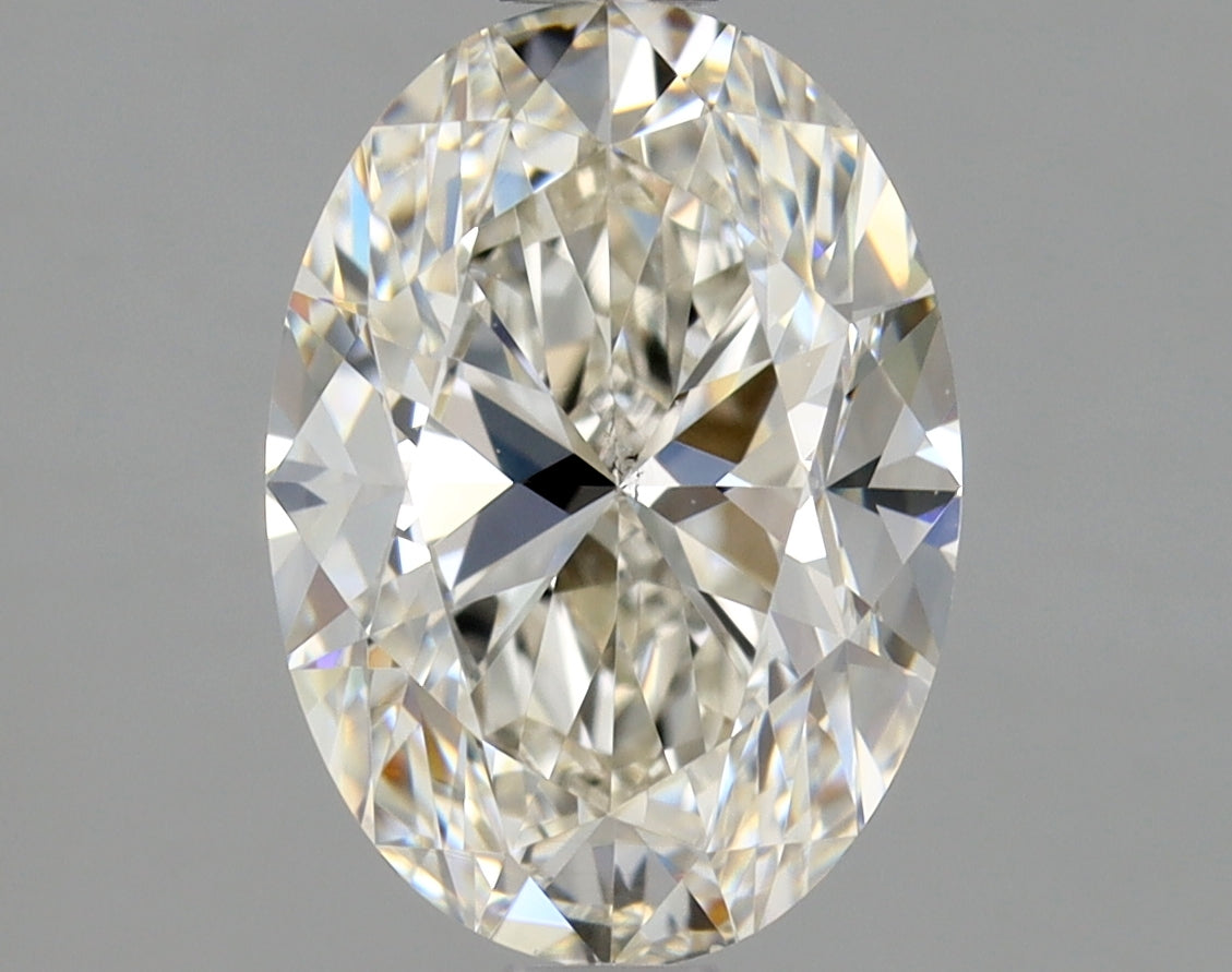 Lab-Grown 1.40 Carat Oval Shape Diamond color J Clarity SI1 With GIA Certificate, precious stones, engagement diamonds
