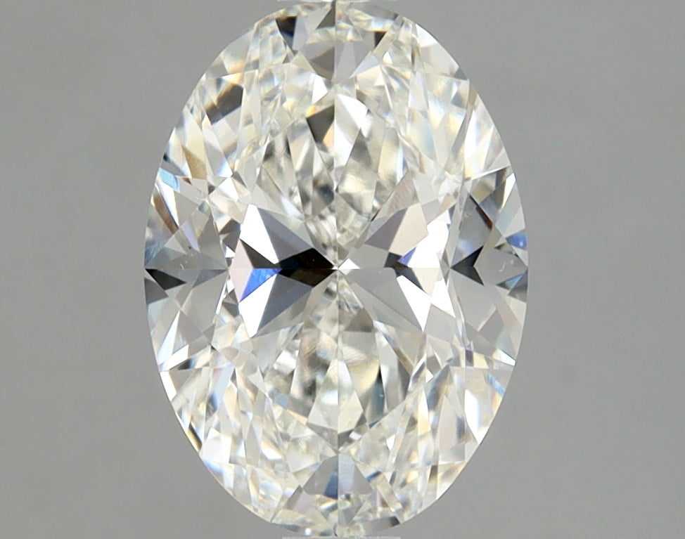 Lab-Grown 1.40 Carat Oval Shape Diamond color H Clarity VS2 With GIA Certificate, precious stones, engagement diamonds