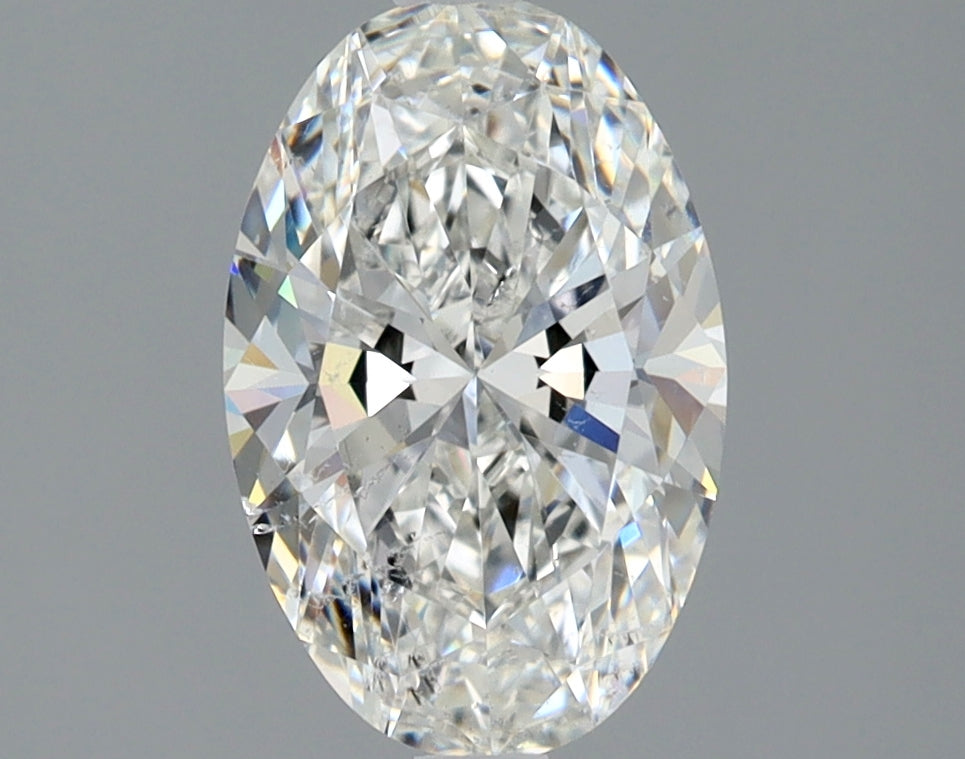 Lab-Grown 1.51 Carat Oval Shape Diamond color G Clarity SI2 With GIA Certificate, precious stones, engagement diamonds