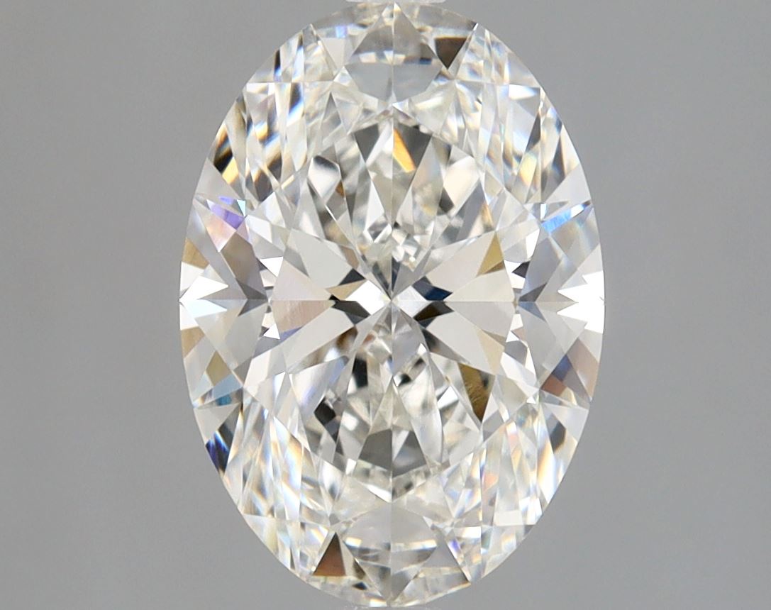 Lab-Grown 2.02 Carat Oval Shape Diamond color H Clarity VS1 With GIA Certificate, precious stones, engagement diamonds