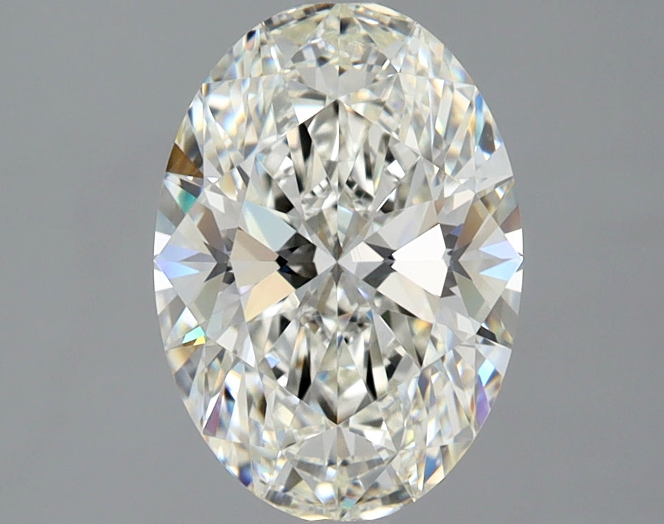 Lab-Grown 2.01 Carat Oval Shape Diamond color H Clarity VVS2 With GIA Certificate, precious stones, engagement diamonds