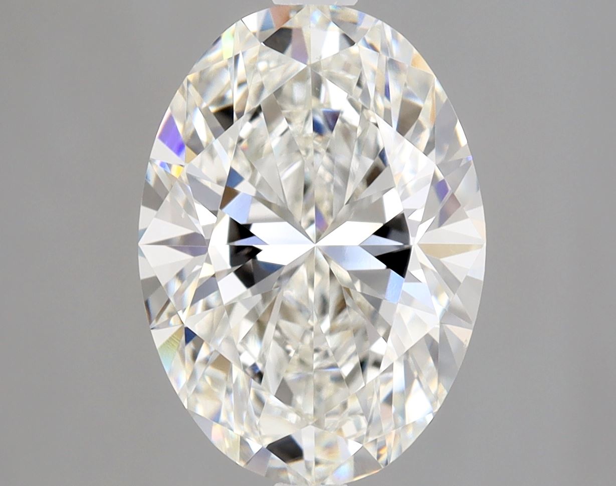 Lab-Grown 2.01 Carat Oval Shape Diamond color H Clarity VS1 With GIA Certificate, precious stones, engagement diamonds