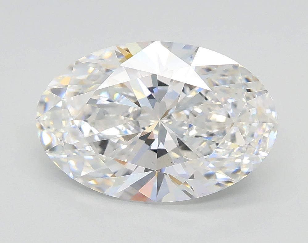 Lab-Grown 2.01 Carat Oval Shape Diamond color D Clarity VS2, precious stones, engagement diamonds