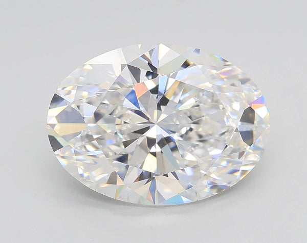 Lab-Grown 2.52 Carat Oval Shape Diamond color E Clarity VS1, precious stones, engagement diamonds