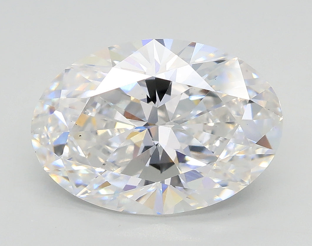 Lab-Grown 3.02 Carat Oval Shape Diamond color D Clarity VS2, precious stones, engagement diamonds