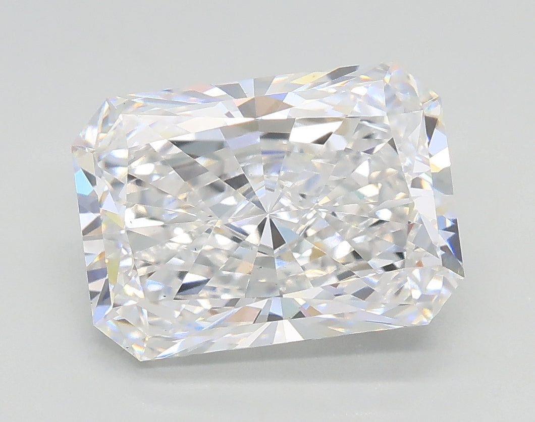 Lab-Grown 2.52 Carat Radiant Cut Diamond color D Clarity VS2, precious stones, engagement diamonds