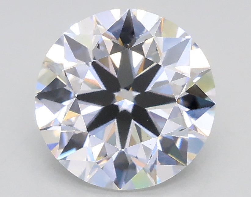 Lab-Grown 2.01 Carat Round Brilliant Diamond color D Clarity VS2, precious stones, engagement diamonds