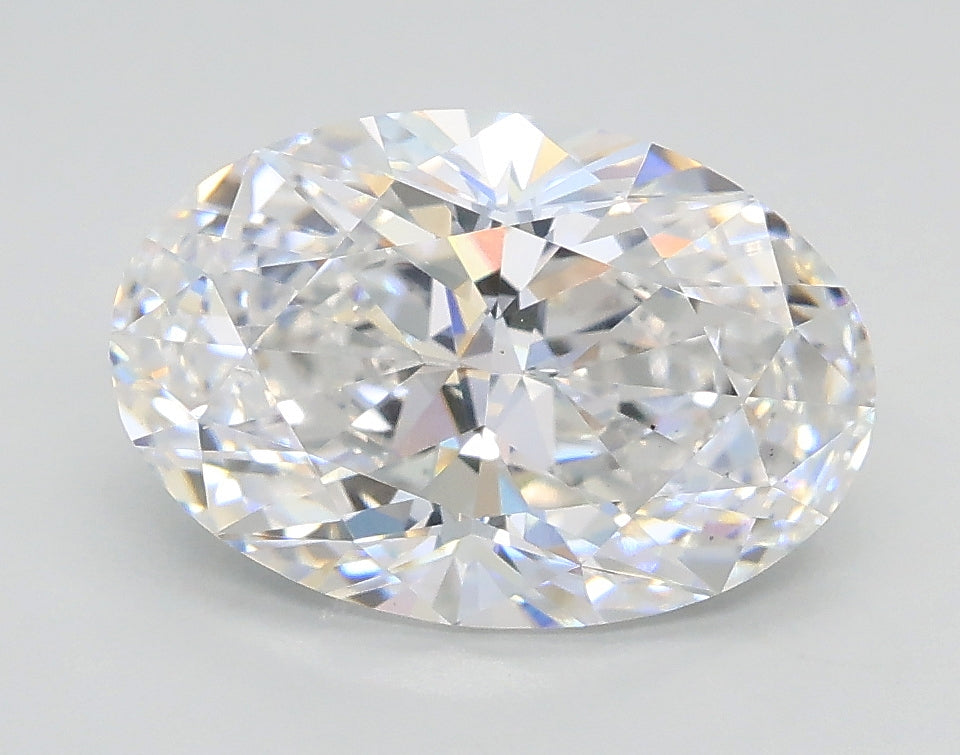 Lab-Grown 2.50 Carat Oval Shape Diamond color D Clarity VS2, precious stones, engagement diamonds