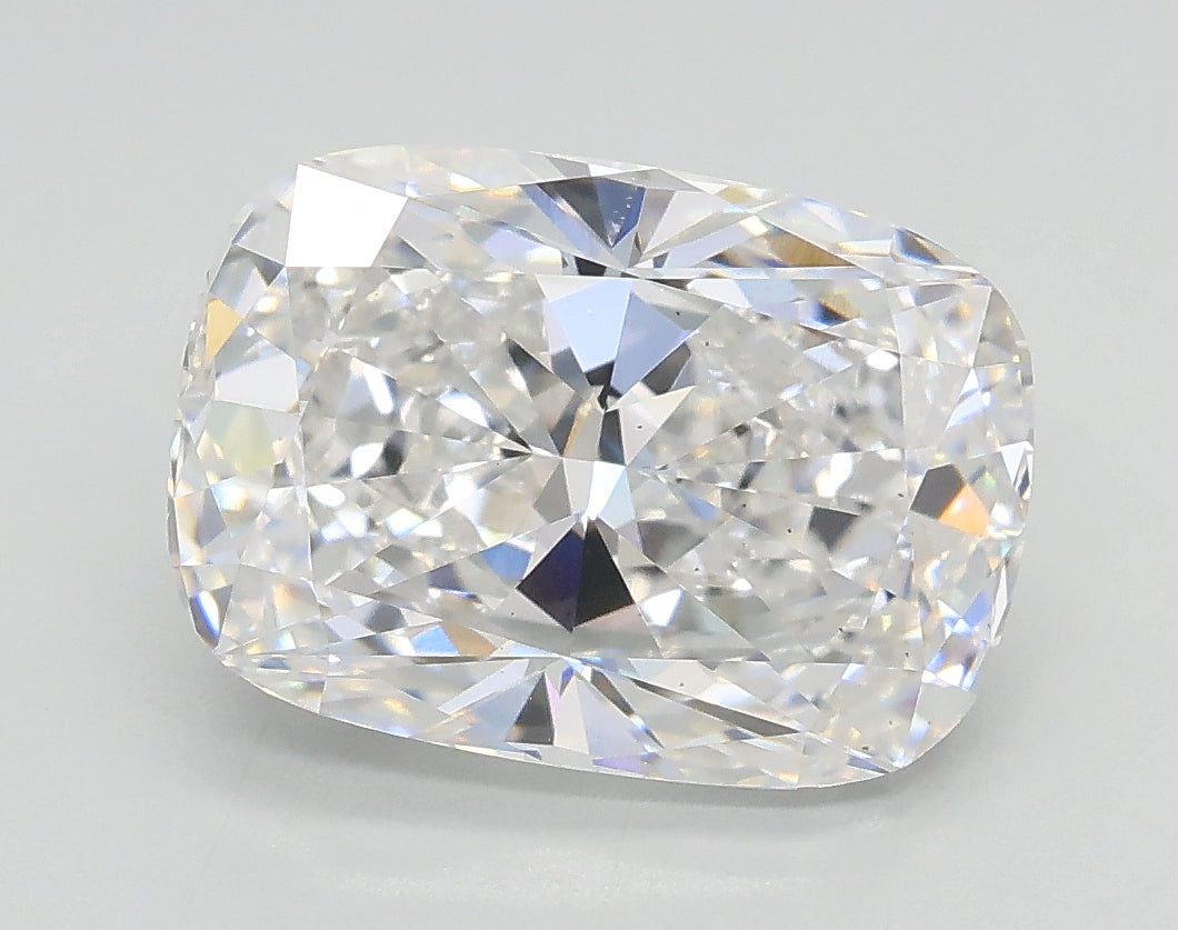 Lab-Grown 3.02 Carat Cushion Modified Brilliant Cut Diamond color D Clarity VS2, precious stones, engagement diamonds