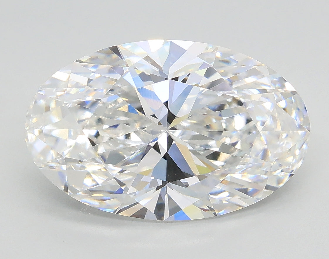 Lab-Grown 4.02 Carat Oval Shape Diamond color E Clarity VS2 With GIA Certificate, precious stones, engagement diamonds