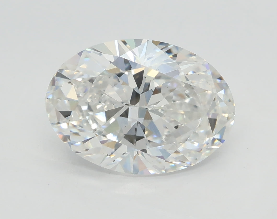 Lab-Grown 2.02 Carat Oval Shape Diamond color E Clarity VS2 With GIA Certificate, precious stones, engagement diamonds