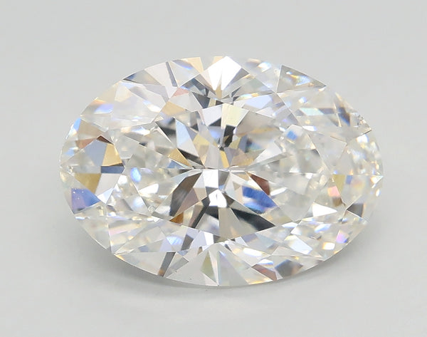 Lab-Grown 3.02 Carat Oval Shape Diamond color F Clarity VS2, precious stones, engagement diamonds