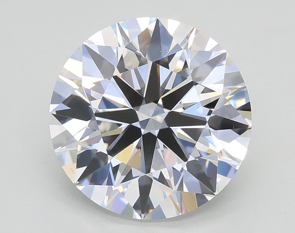 Lab-Grown 3.01 Carat Round Brilliant Diamond color D Clarity VS2, precious stones, engagement diamonds