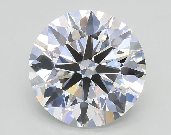 Lab-Grown 3.01 Carat Round Brilliant Diamond color D Clarity VS2, precious stones, engagement diamonds