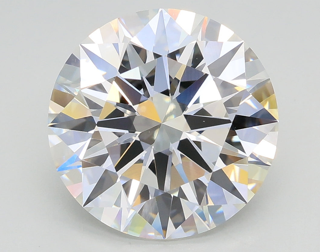 Lab-Grown 4.04 Carat Round Brilliant Diamond color F Clarity VVS2, precious stones, engagement diamonds