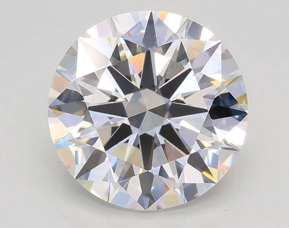 Lab-Grown 3.01 Carat Round Brilliant Diamond color E Clarity VS1, precious stones, engagement diamonds