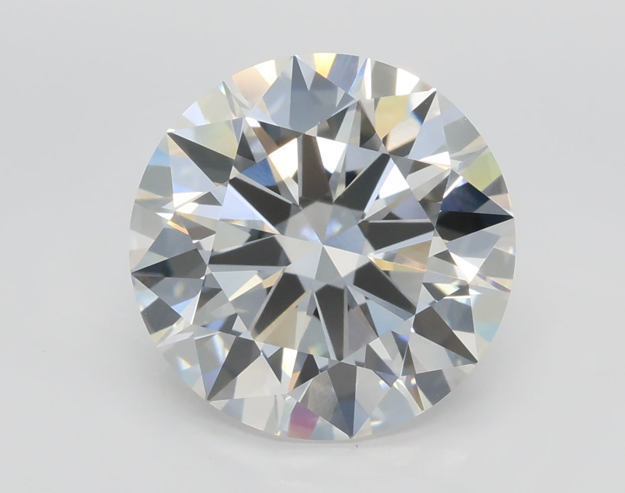 Lab-Grown 4.02 Carat Round Brilliant Diamond color F Clarity VVS2 With GIA Certificate, precious stones, engagement diamonds