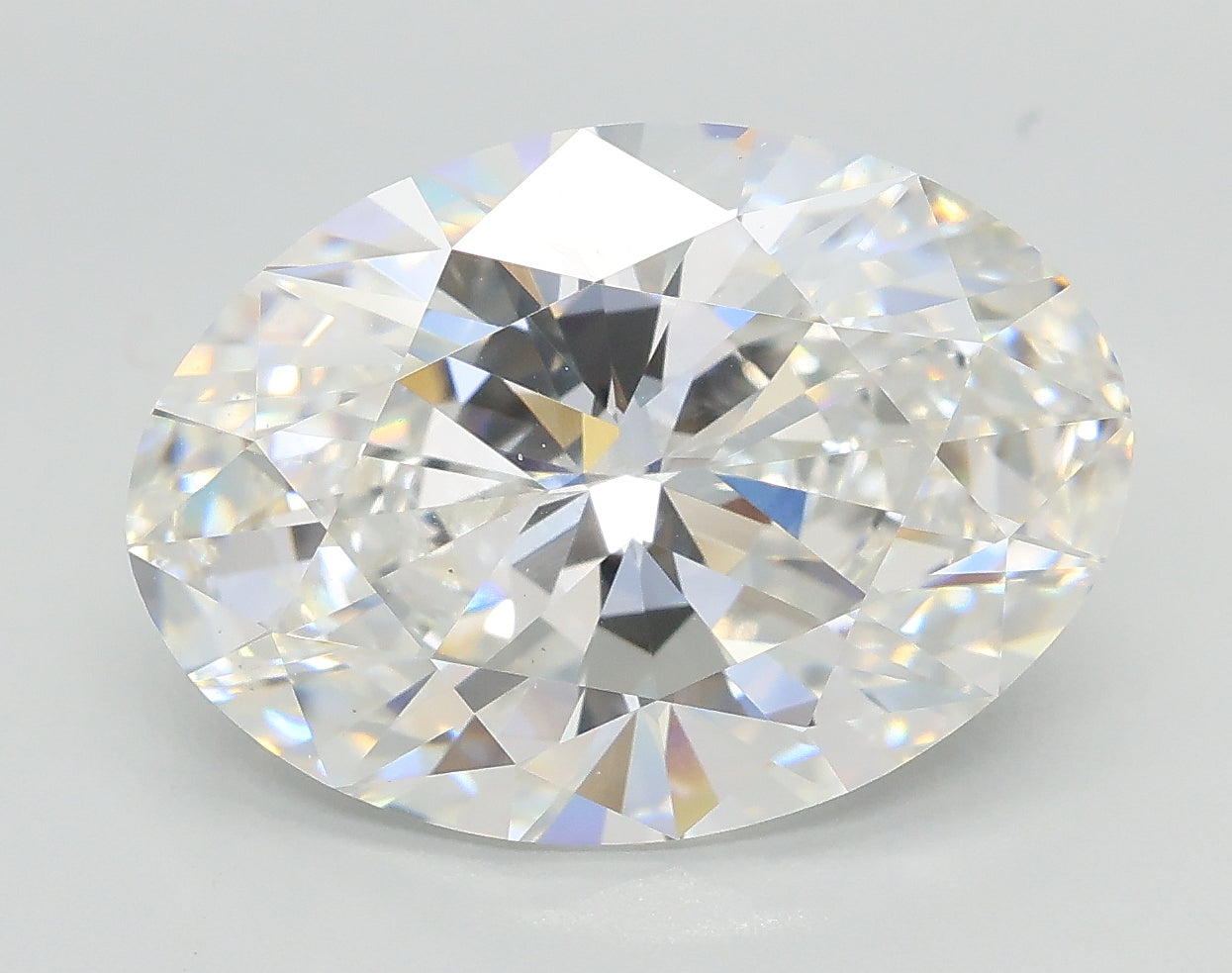Lab-Grown 5.05 Carat Oval Shape Diamond color F Clarity VS2 With GIA Certificate, precious stones, engagement diamonds