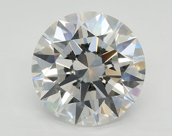 Lab-Grown 2.76 Carat Round Brilliant Diamond color F Clarity VS1, precious stones, engagement diamonds