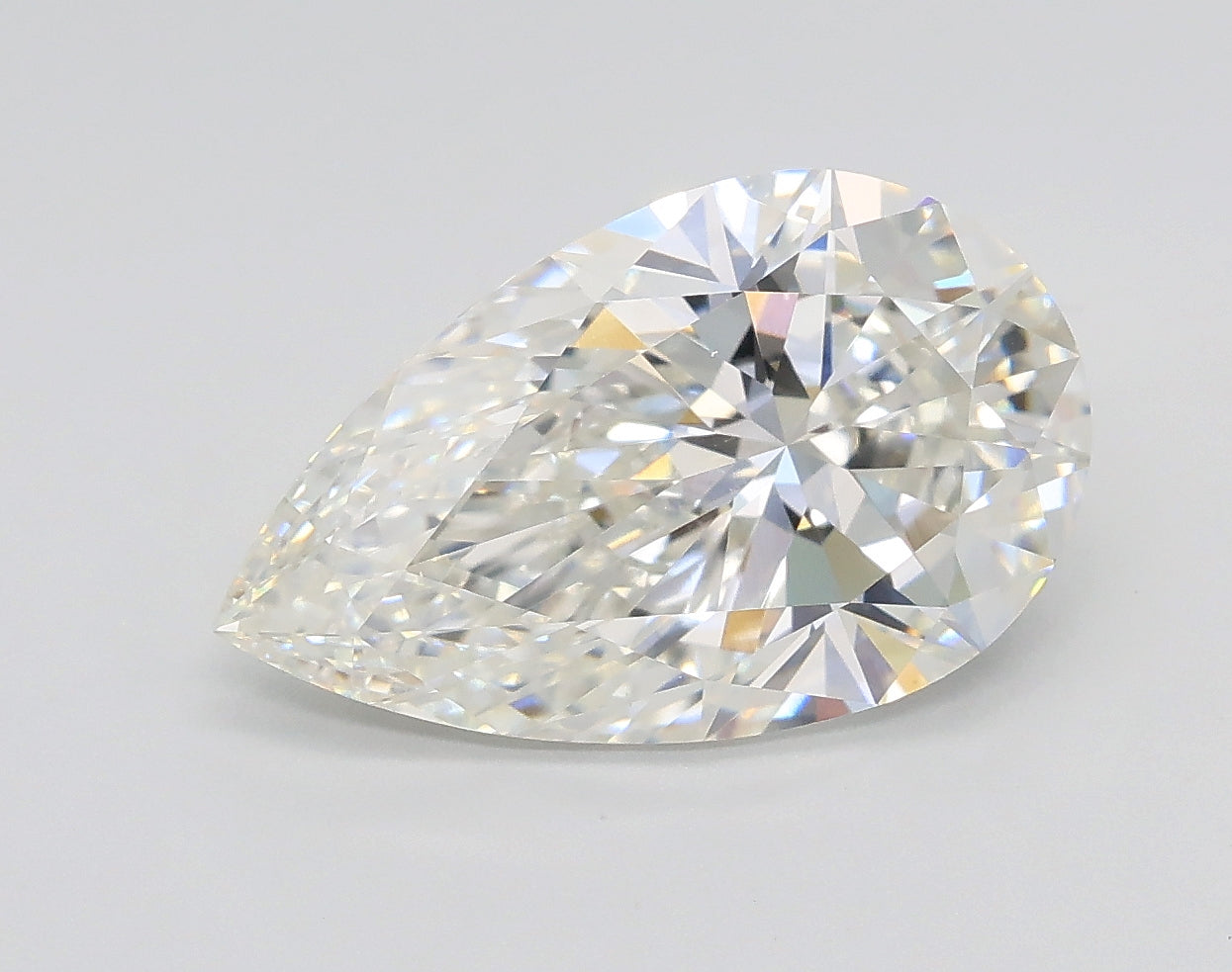 Lab-Grown 2.01 Carat Pear Shape Diamond color G Clarity VS1 With GIA Certificate, precious stones, engagement diamonds