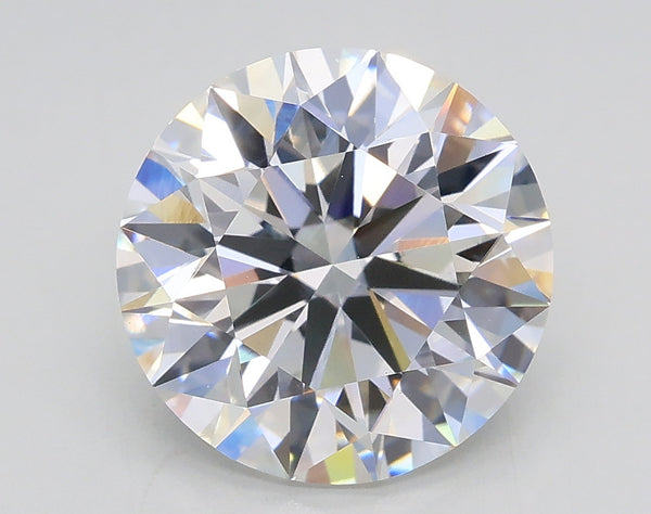 Lab-Grown 2.99 Carat Round Brilliant Diamond color E Clarity VS1, precious stones, engagement diamonds