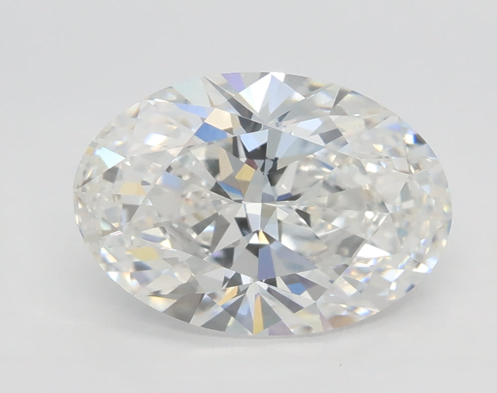 Lab-Grown 2.01 Carat Oval Shape Diamond color E Clarity VVS2 With GIA Certificate, precious stones, engagement diamonds