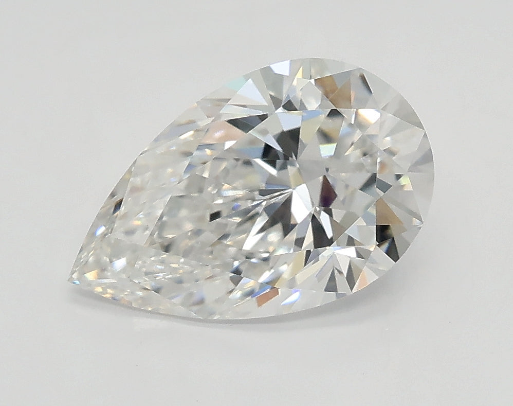 Lab-Grown 1.51 Carat Pear Shape Diamond color E Clarity VVS2 With GIA Certificate, precious stones, engagement diamonds