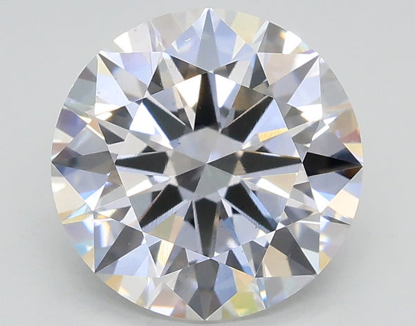 Lab-Grown 2.51 Carat Round Brilliant Diamond color F Clarity VS2, precious stones, engagement diamonds