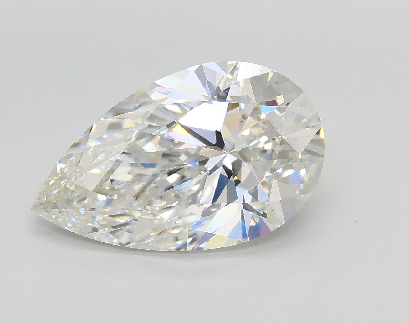 Lab-Grown 3.02 Carat Pear Shape Diamond color F Clarity VS1, precious stones, engagement diamonds