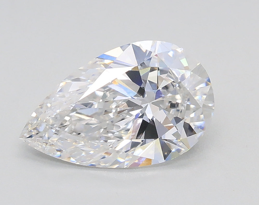 Lab-Grown 1.51 Carat Pear Shape Diamond color F Clarity VS1, precious stones, engagement diamonds