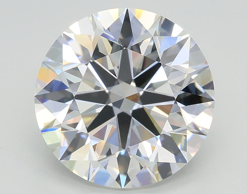 Lab-Grown 3.05 Carat Round Brilliant Diamond color E Clarity VVS2, precious stones, engagement diamonds