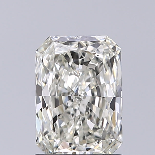 Lab-Grown 1.00 Carat Radiant Cut Diamond color J Clarity SI1 With GIA Certificate, precious stones, engagement diamonds