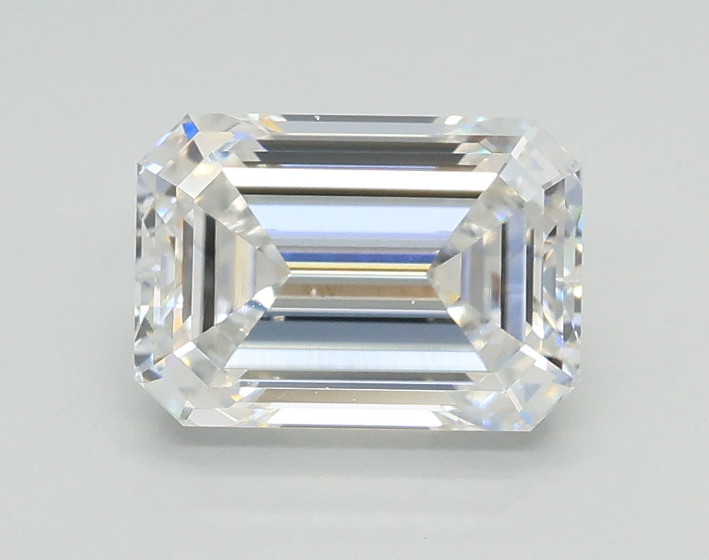 Lab-Grown 2.05 Carat Emerald Cut Diamond color E Clarity VS1, precious stones, engagement diamonds