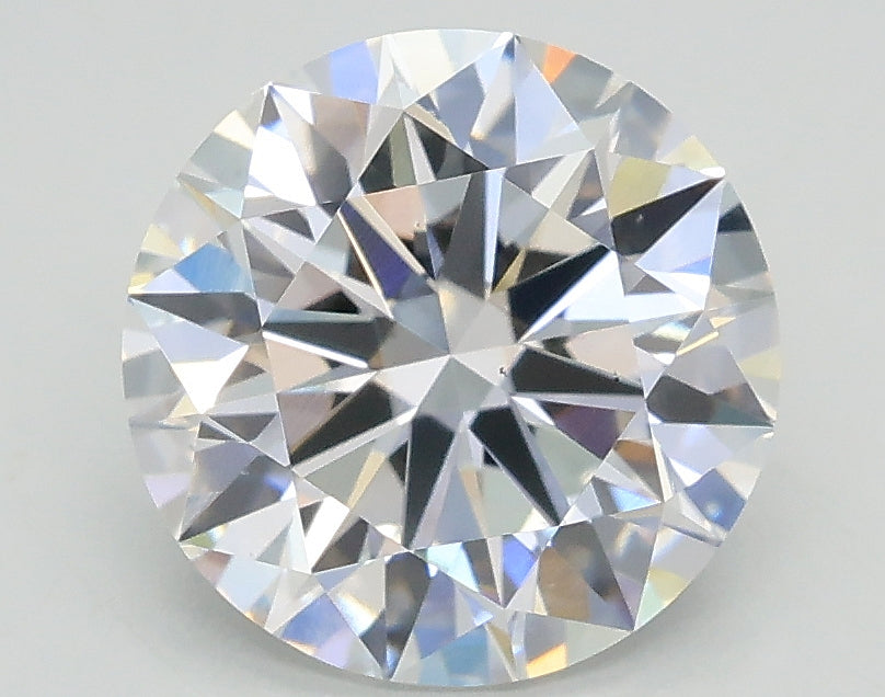 Lab-Grown 2.01 Carat Round Brilliant Diamond color D Clarity VS1, precious stones, engagement diamonds