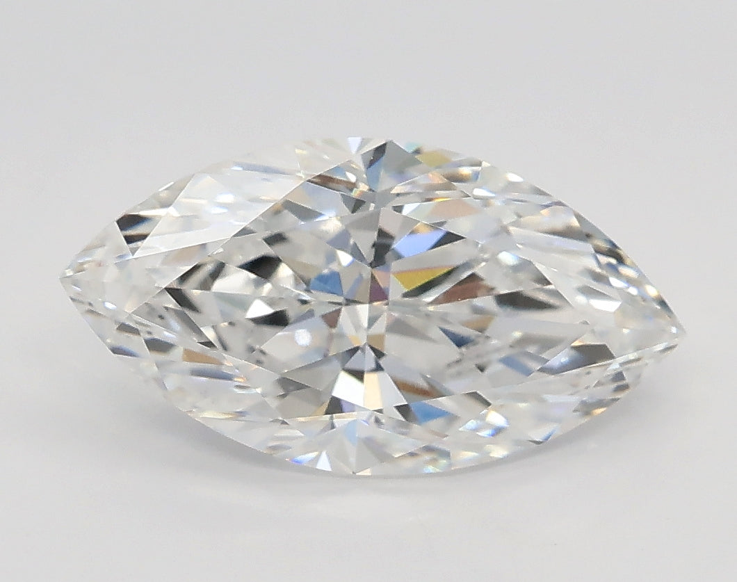 Lab-Grown 2.02 Carat Marquis Shape Diamond color D Clarity VS1, precious stones, engagement diamonds