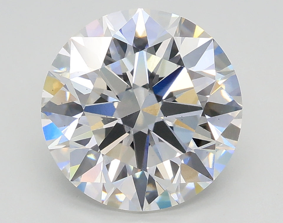 Lab-Grown 3.04 Carat Round Brilliant Diamond color F Clarity VS2, precious stones, engagement diamonds