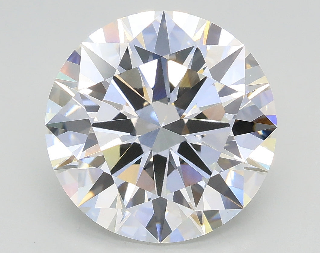 Lab-Grown 4.43 Carat Round Brilliant Diamond color E Clarity VVS2, precious stones, engagement diamonds