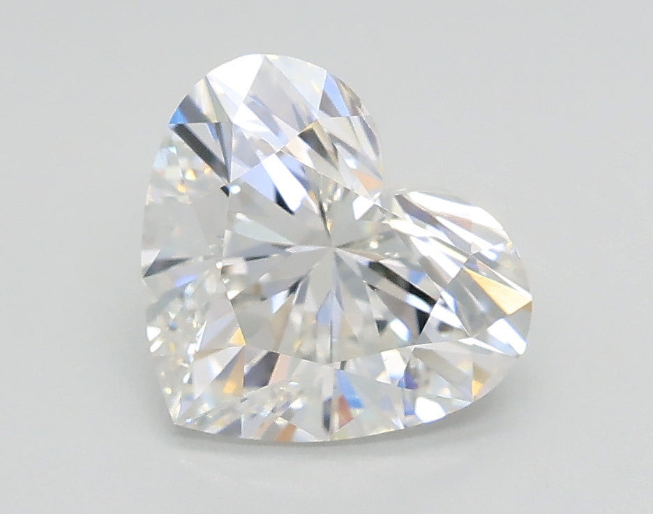 Lab-Grown 1.22 Carat Heart Shape Diamond color F Clarity VVS2, precious stones, engagement diamonds