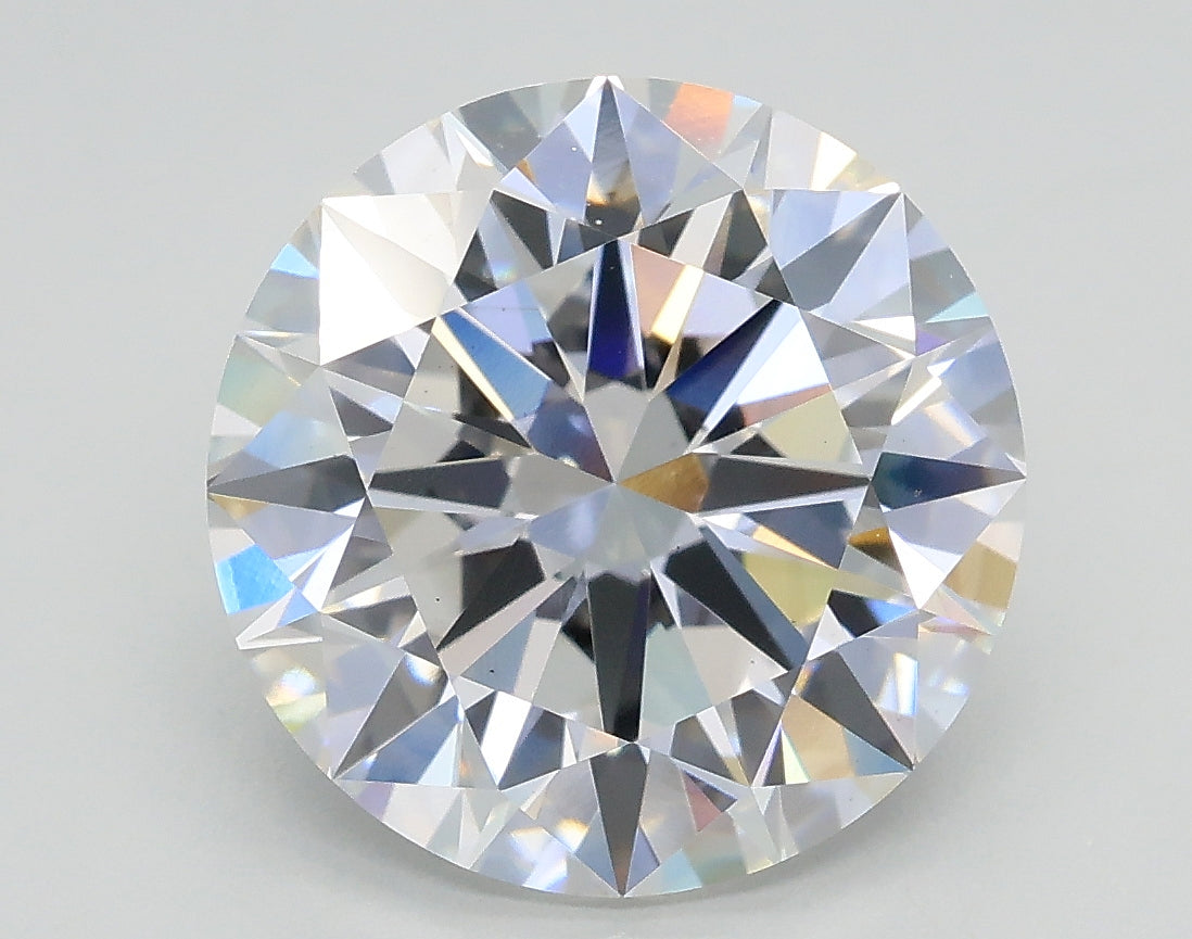 Lab-Grown 4.03 Carat Round Brilliant Diamond color E Clarity VS2, precious stones, engagement diamonds