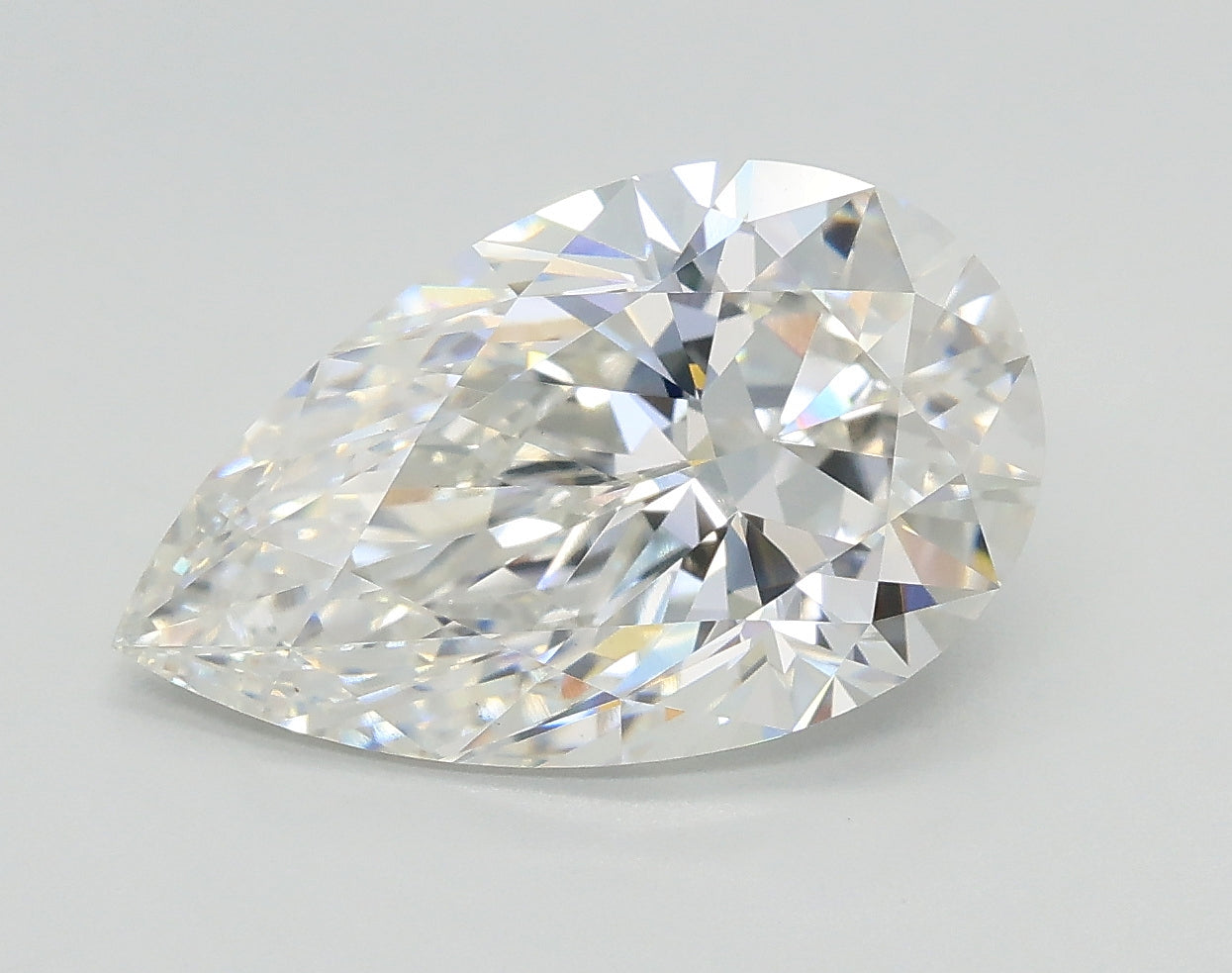Lab-Grown 3.22 Carat Pear Shape Diamond color F Clarity VS1, precious stones, engagement diamonds