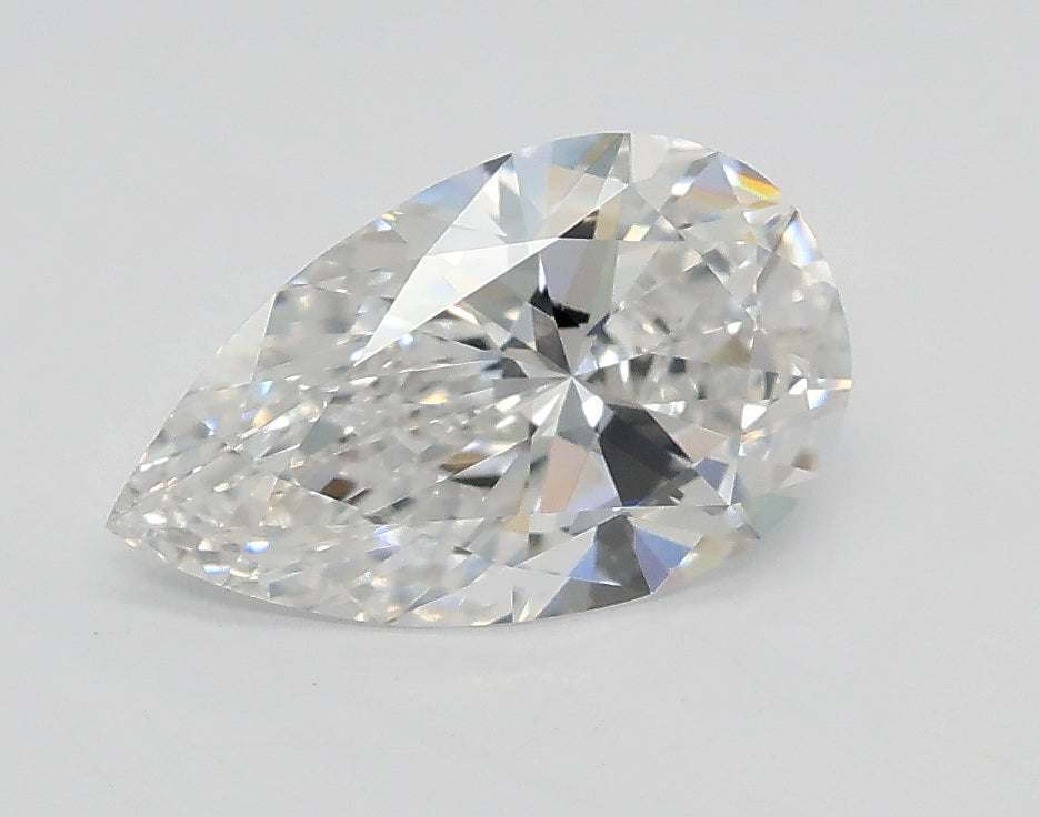 Lab-Grown 1.02 Carat Pear Shape Diamond color D Clarity VVS2, precious stones, engagement diamonds